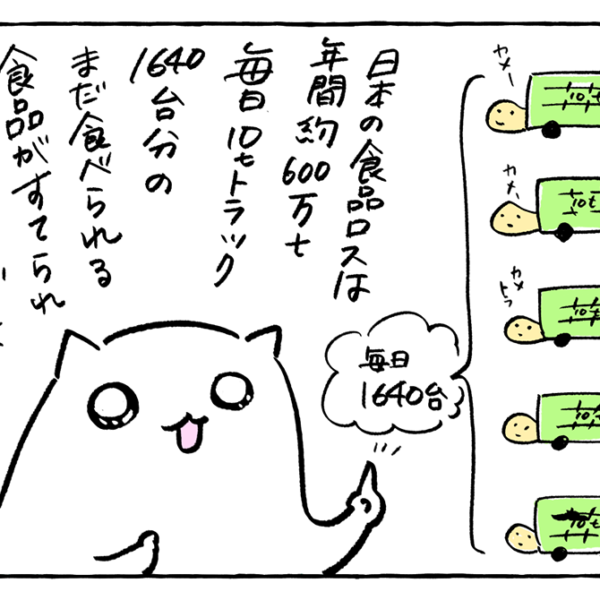 フードロス漫画日本の食品ロスは600万t